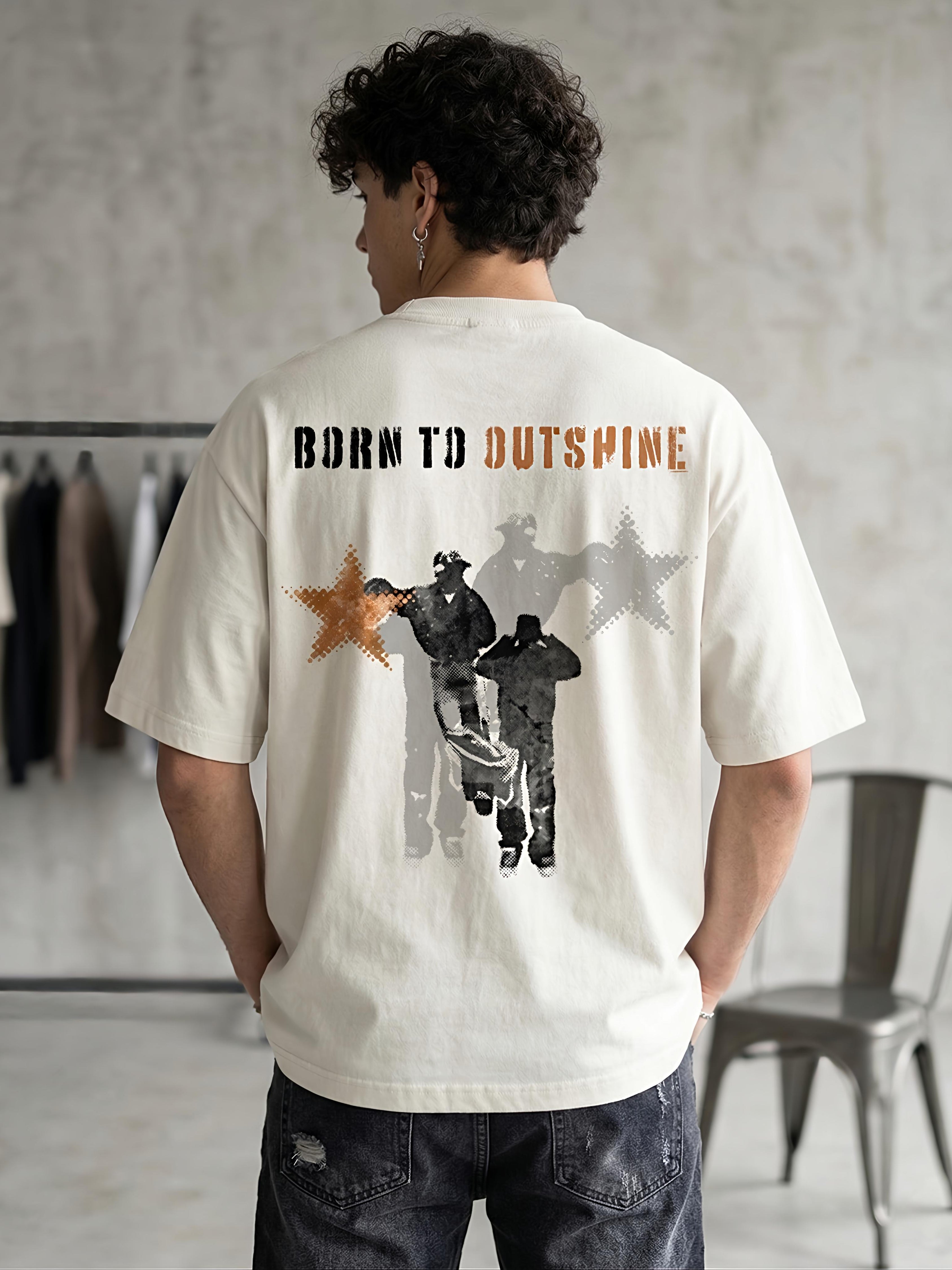 Born To Outshine — Off-White Oversized Tee