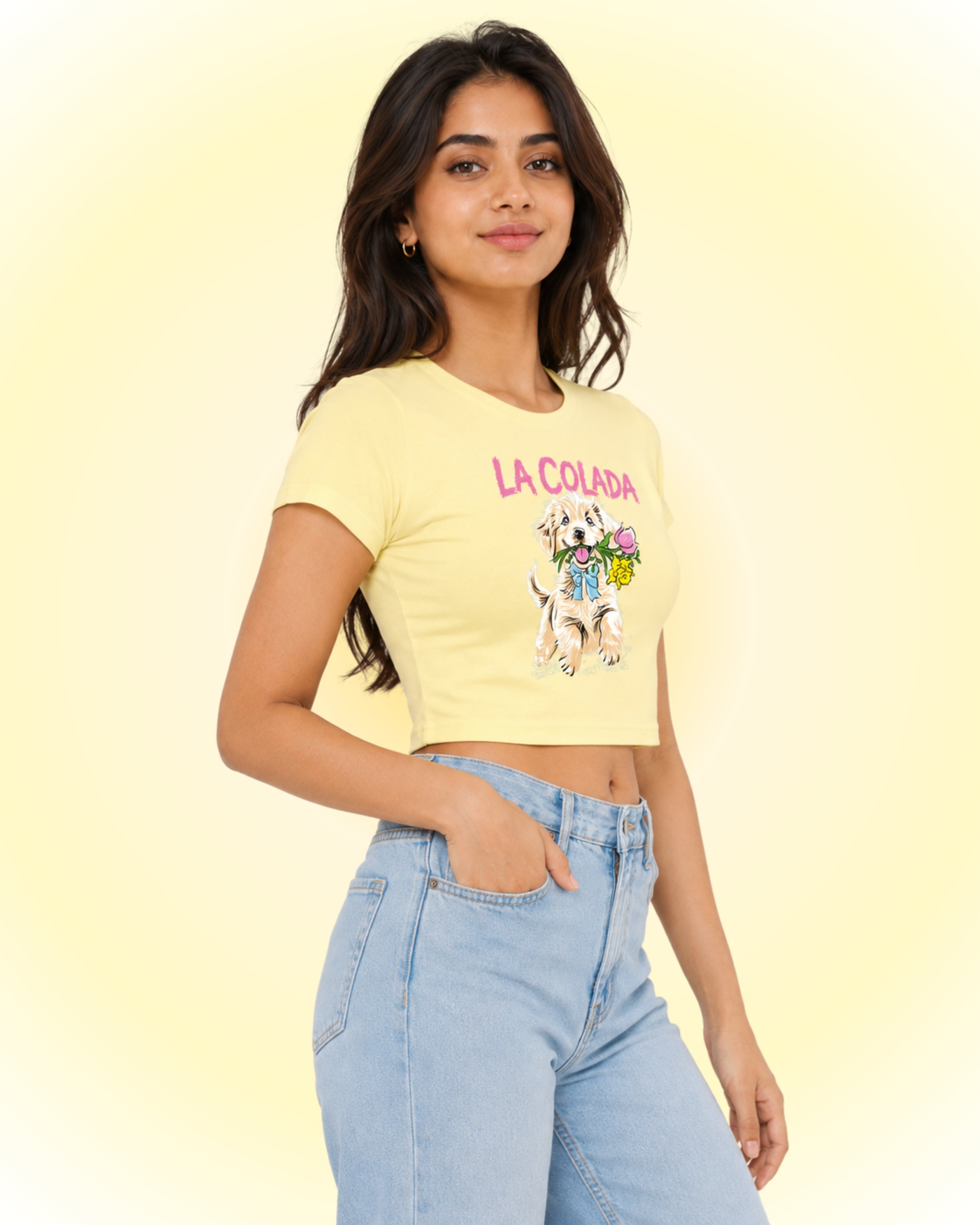 La Colada — Butter Yellow Baby Tee