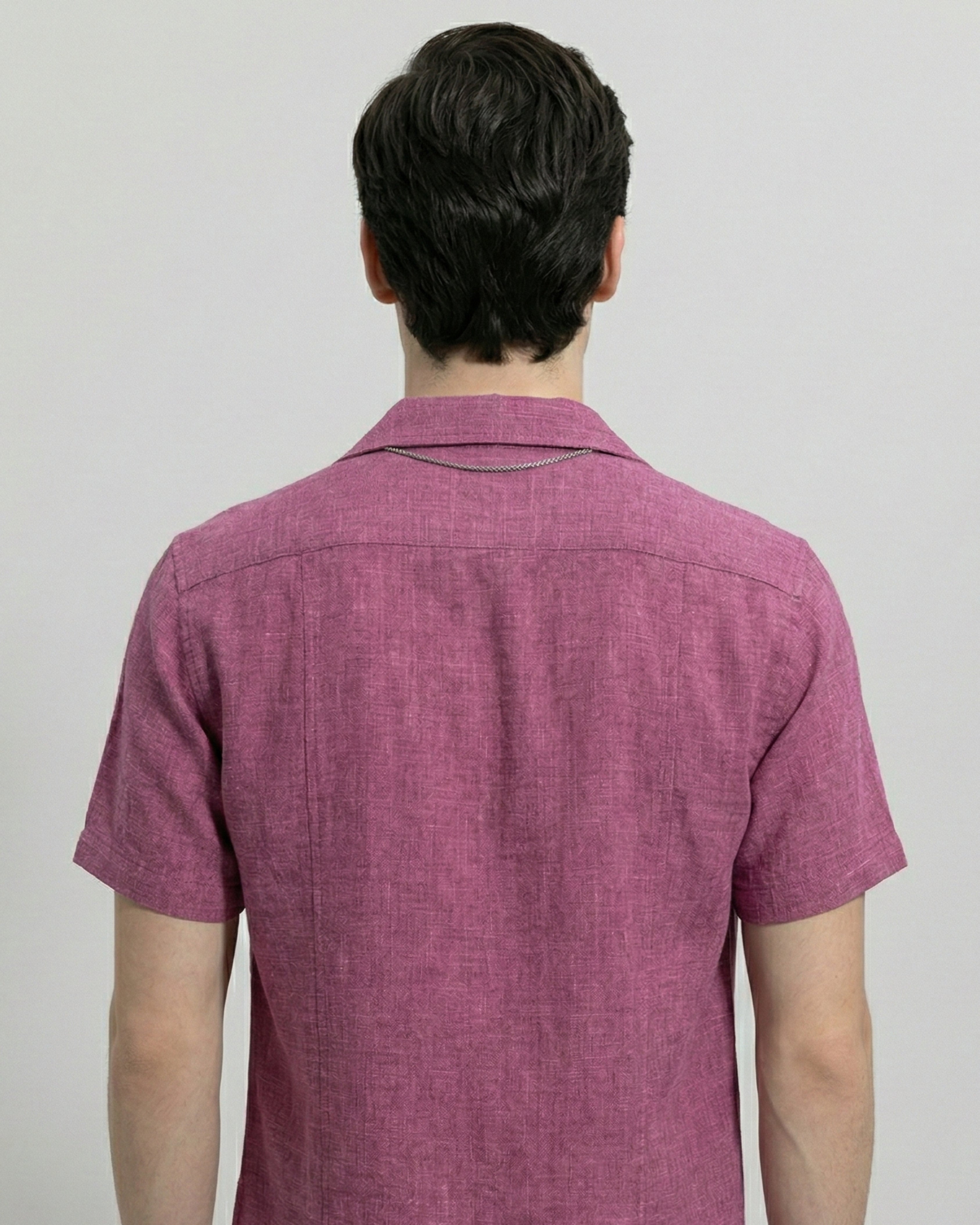 Dusty Plum Linen Oversized Shirt
