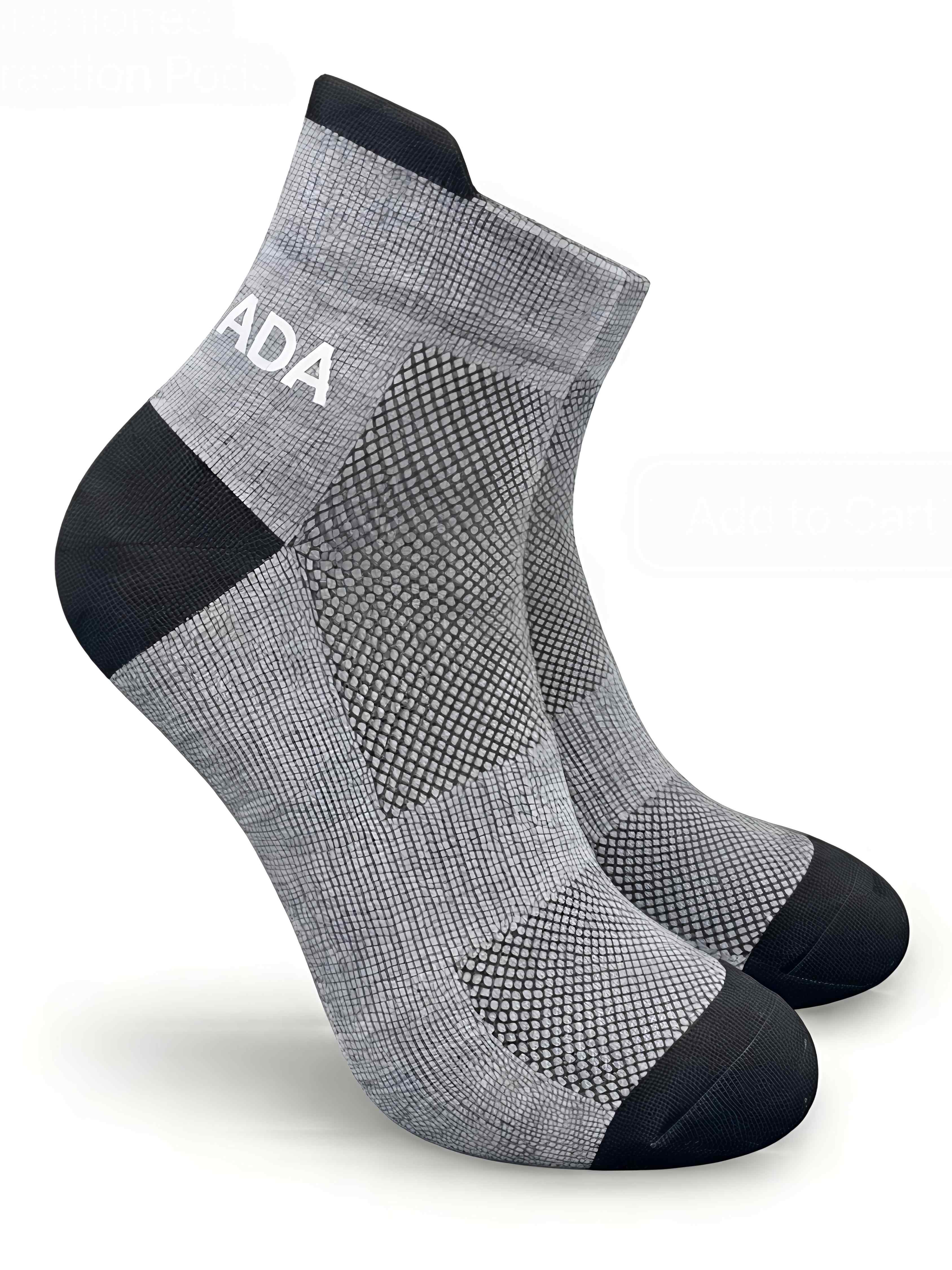 Gray Bamboo Ankle Socks (Pack of 1)