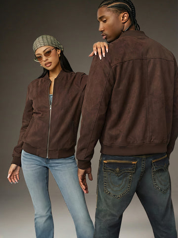 Brown Suede Jacket