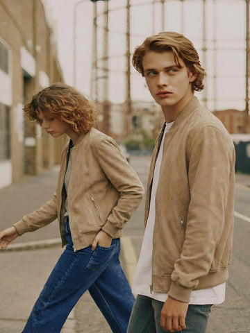 Beige Suede Jacket