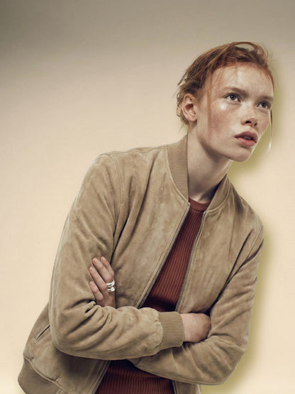 CLD Beige Suede Jacket