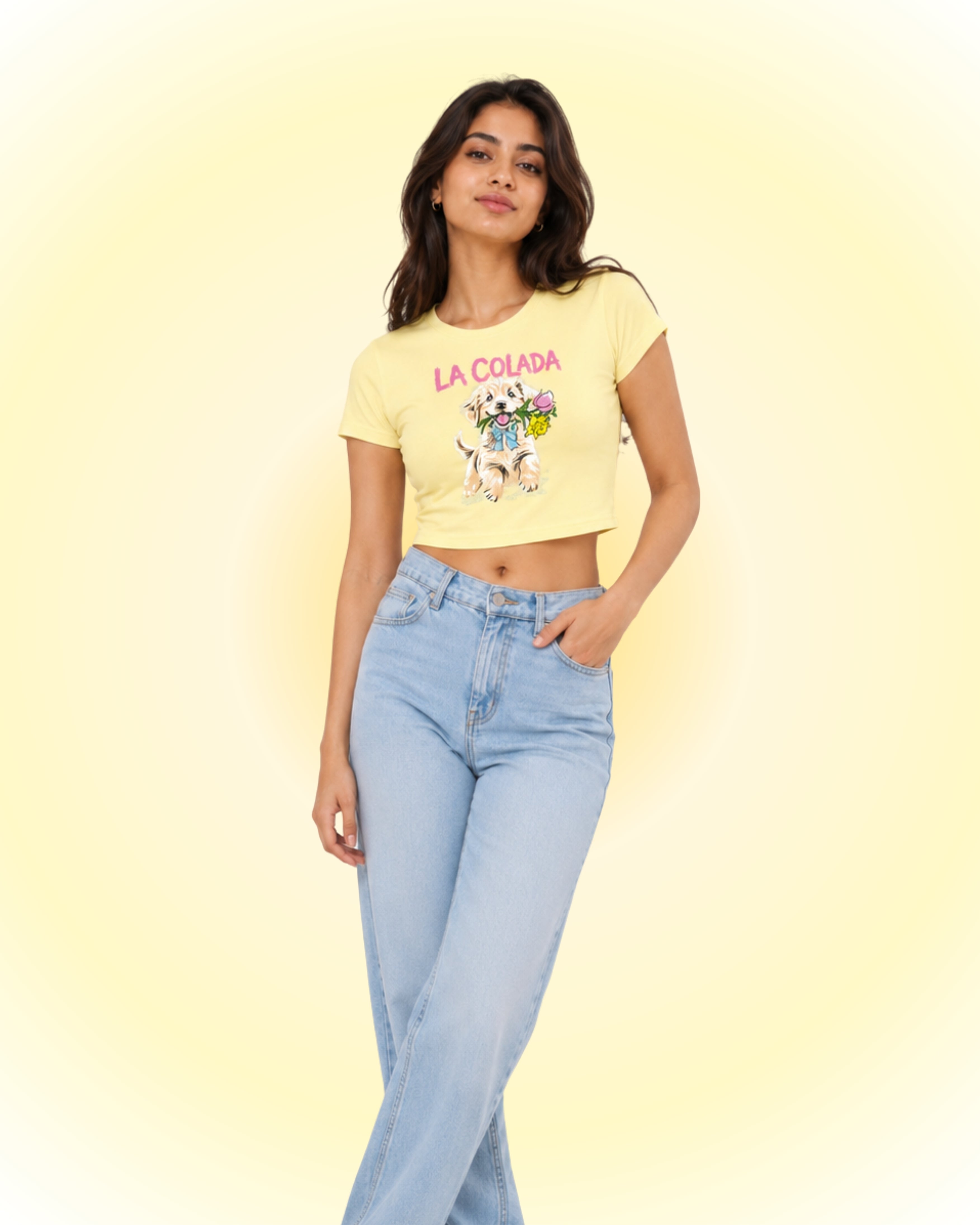 La Colada — Butter Yellow Baby Tee