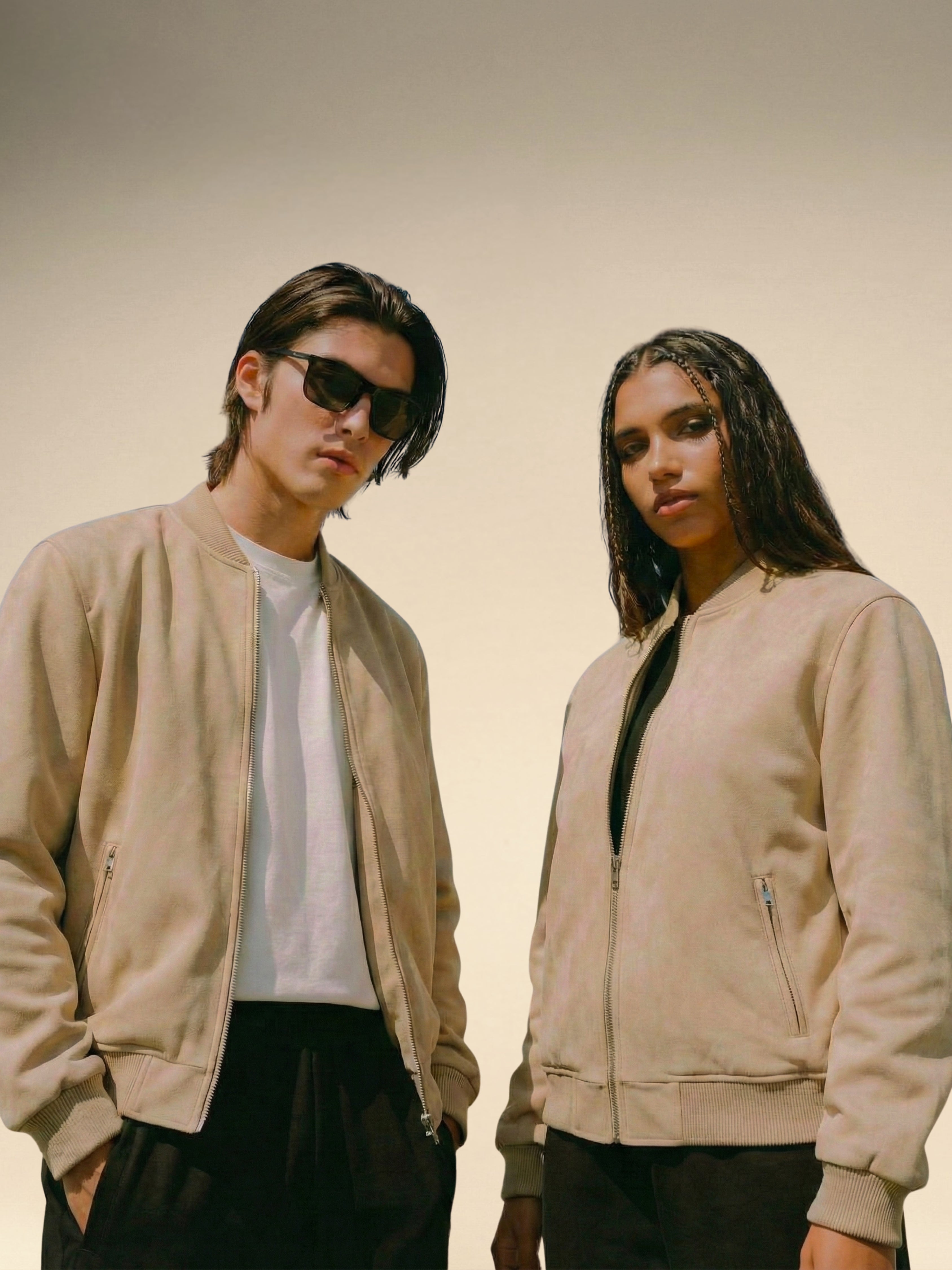Beige Suede Jacket