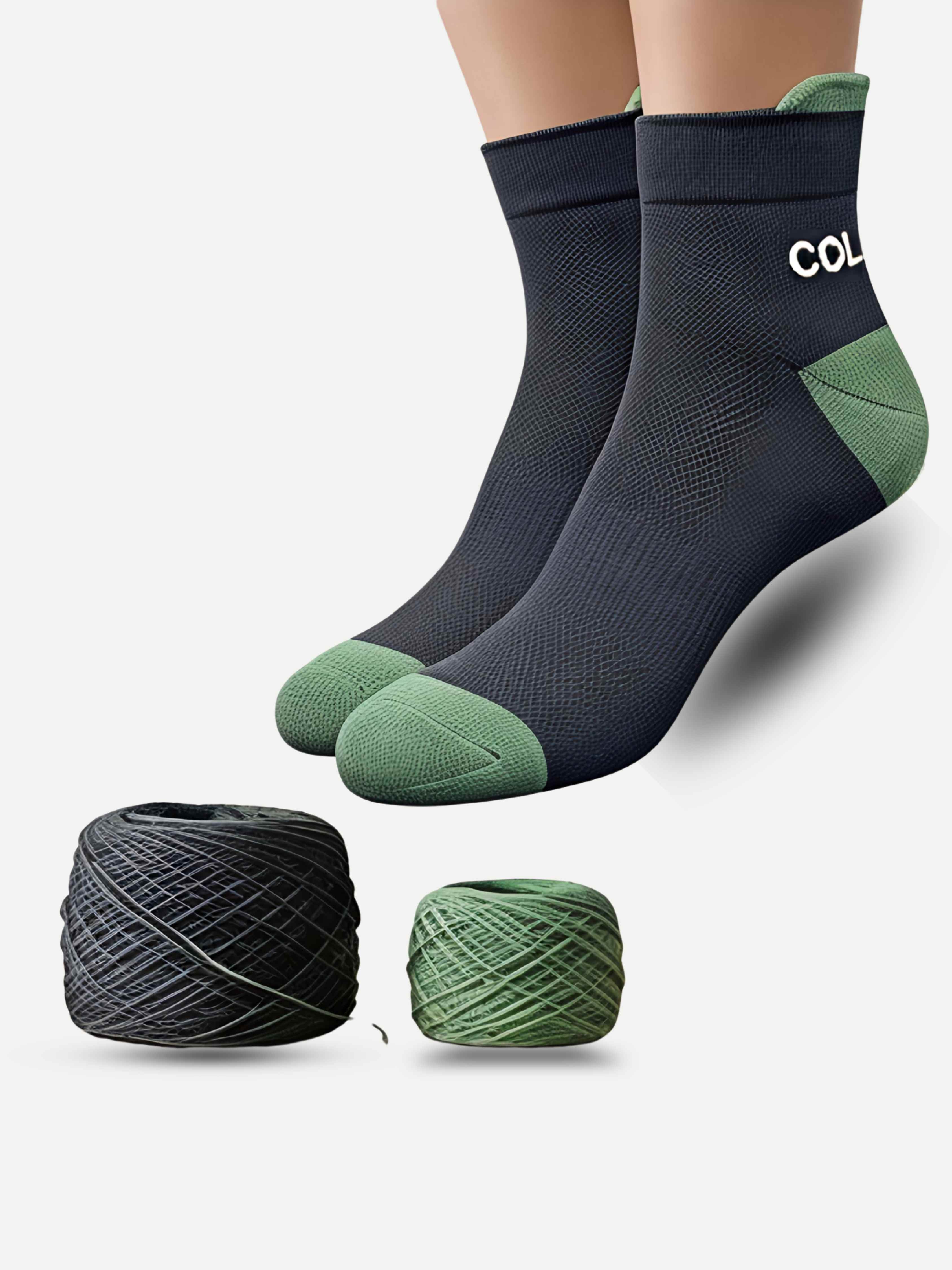 Black Bamboo Ankle Socks (Pack of 1)