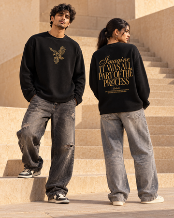 CLD Embroidery Black Waffle
