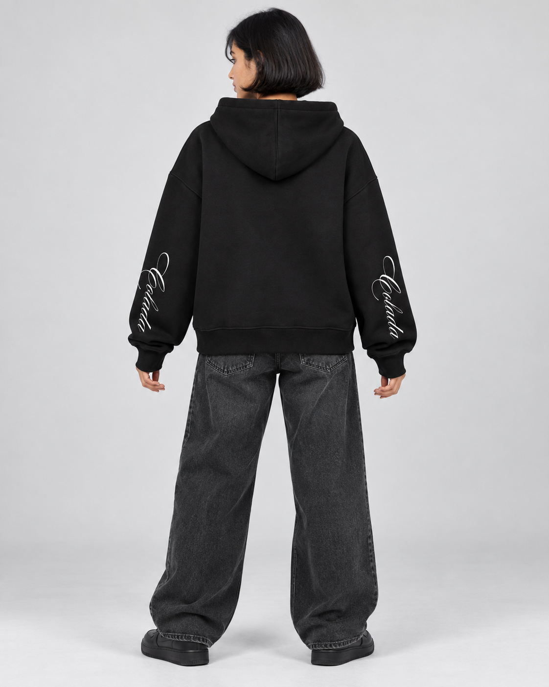 Delhi Zipper Boxy Hoodie