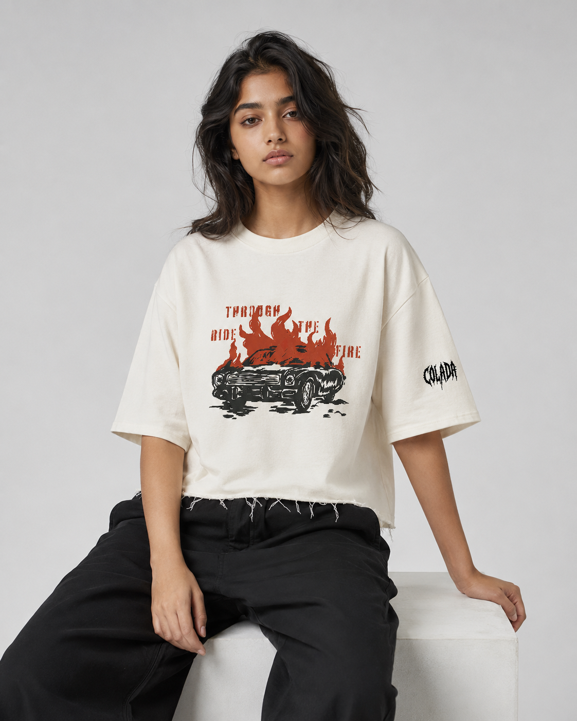 Ride Offwhite Boxy Fit Tee