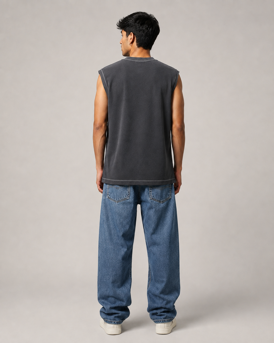 Charcoal Grey Oversized Tank