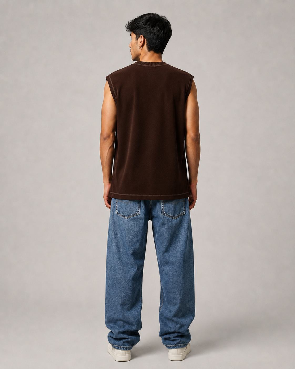 Chocolate Brown Oversized Tank
