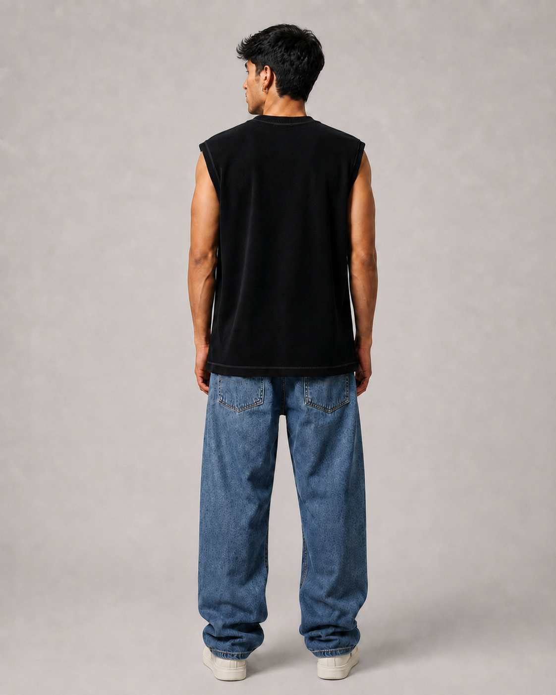 Black Oversized Tank