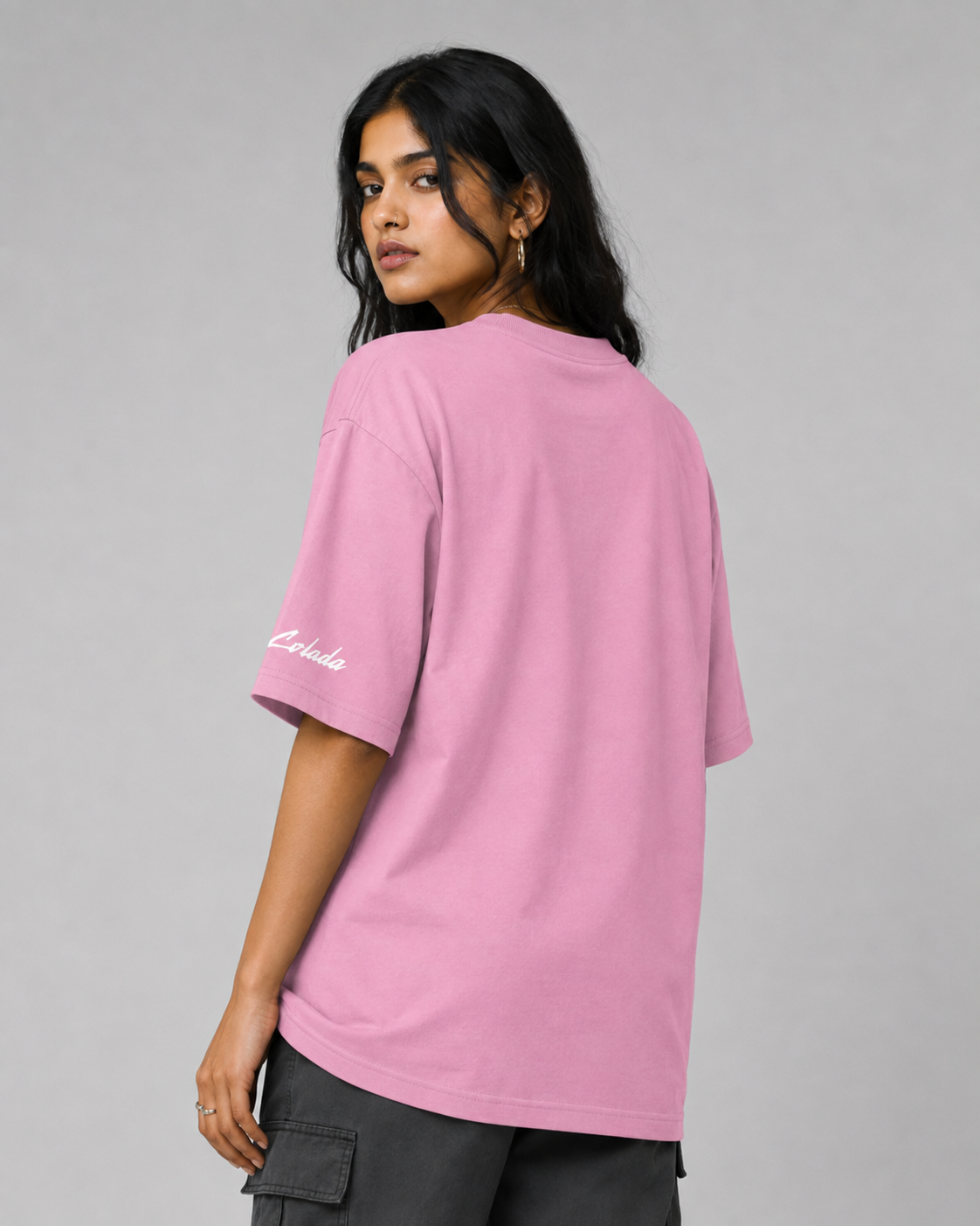 Good Things Baby Pink Oversized Tee