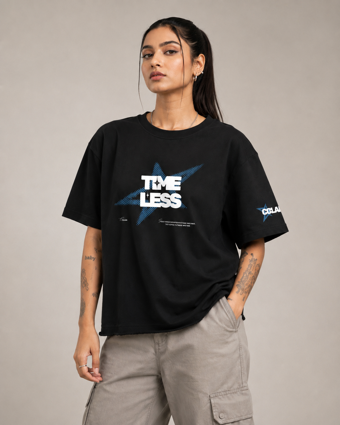 Timeless Black Boxy Tee