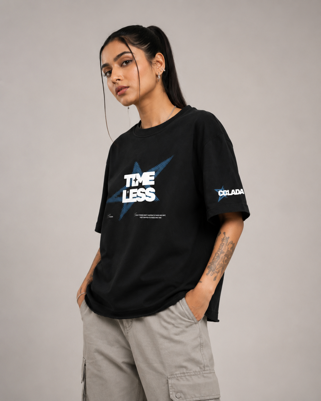 Timeless Black Boxy Tee