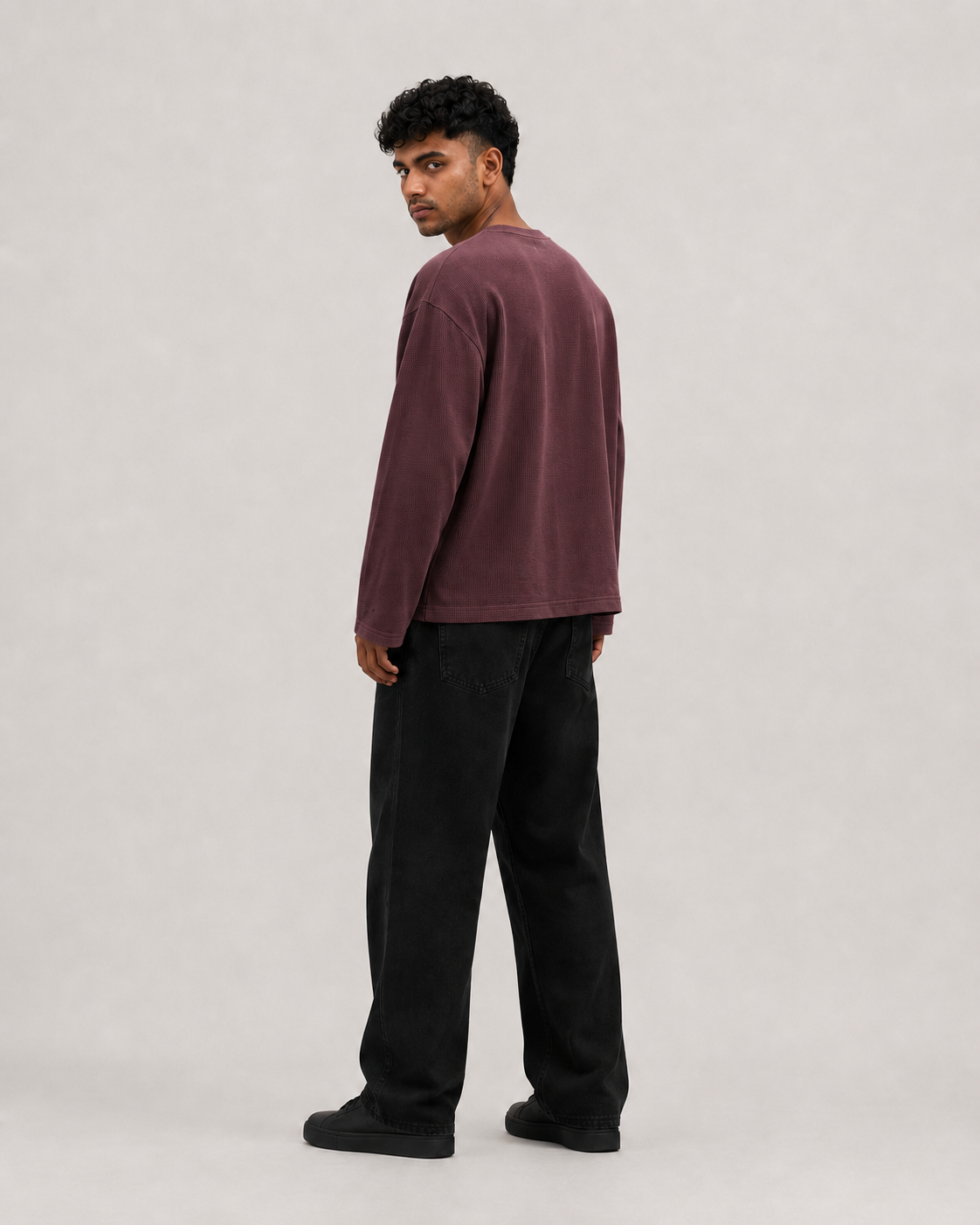 Port Royal Mini Waffle Boxy Tee