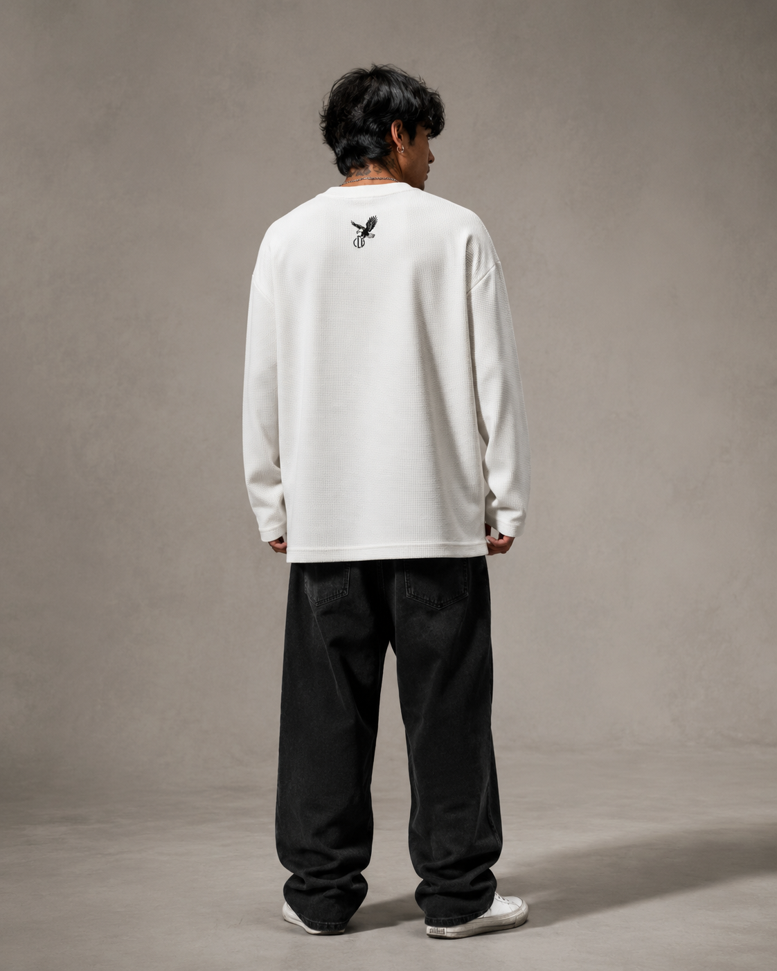 Warrior Off-White Waffle Tee