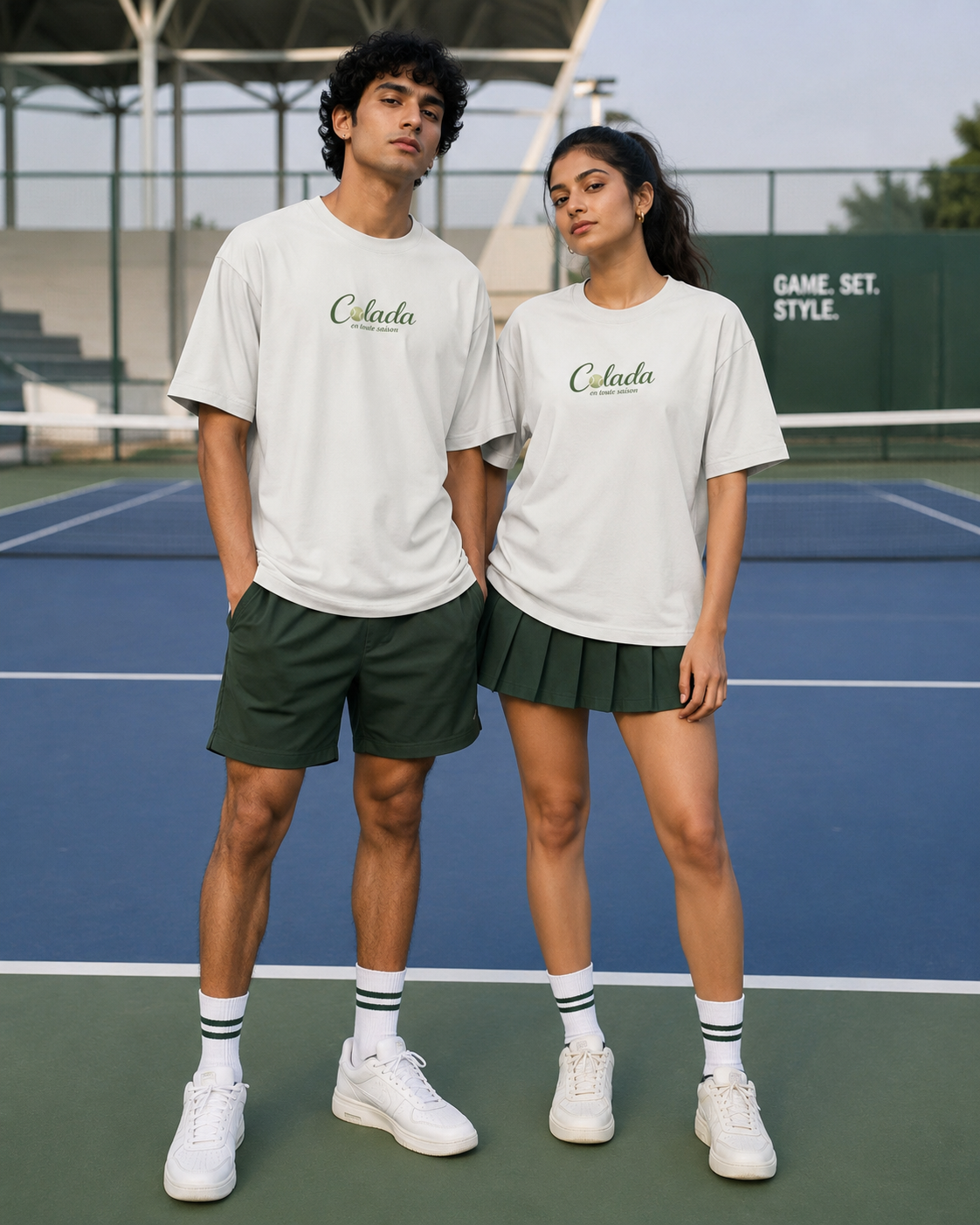 Tennis — Offwhite Oversized Tee