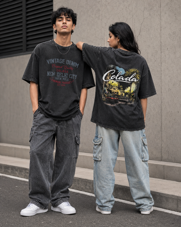 Vintage Denim Colada Oversized Tee