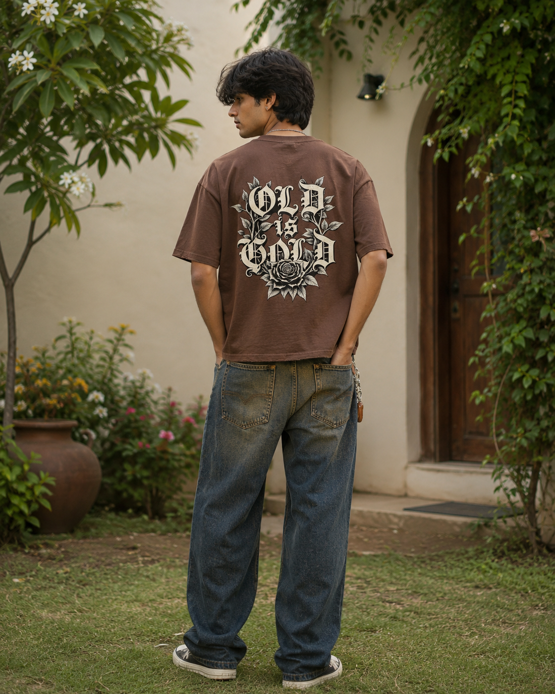 Old Is Gold Boxy Fit Tee