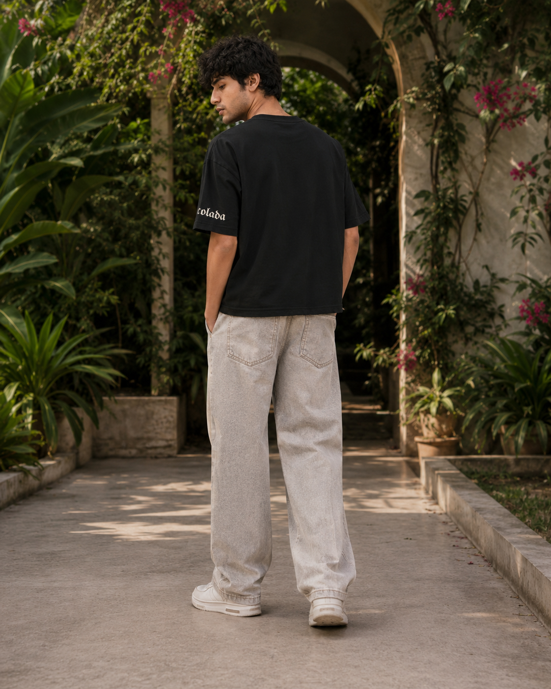 Courage — Black Boxy Fit Tee