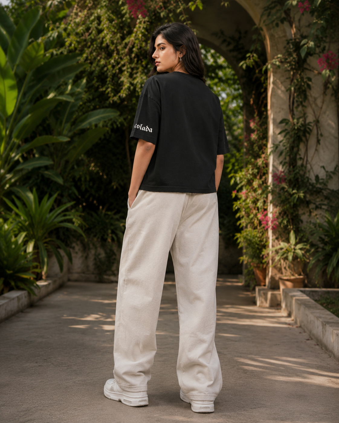 Courage — Black Boxy Fit Tee