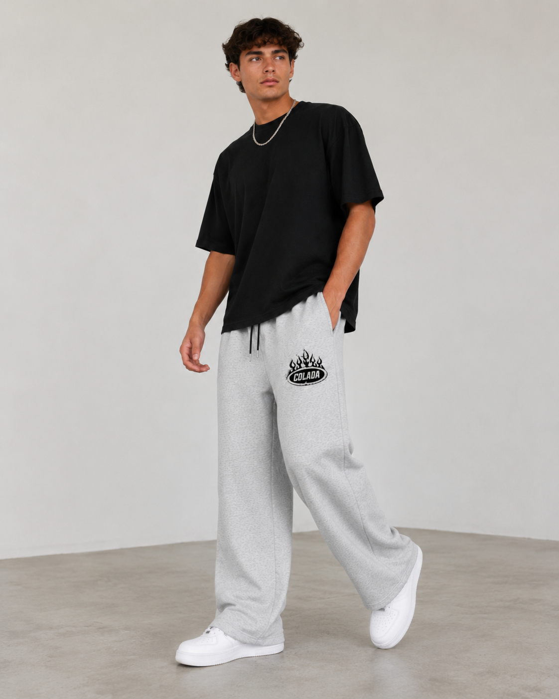 Grey Cotton Jogger