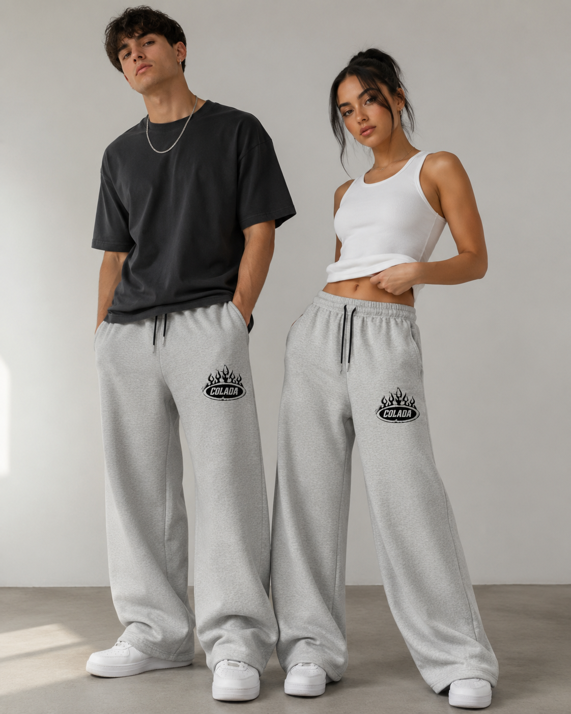 Grey Cotton Jogger