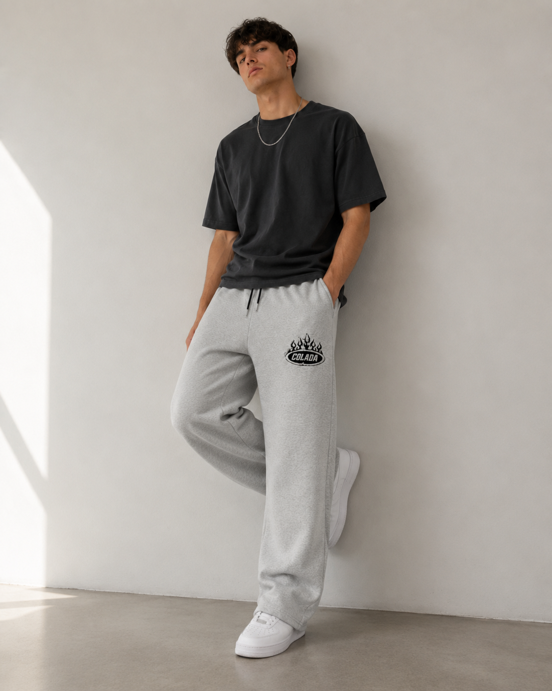 Grey Cotton Jogger