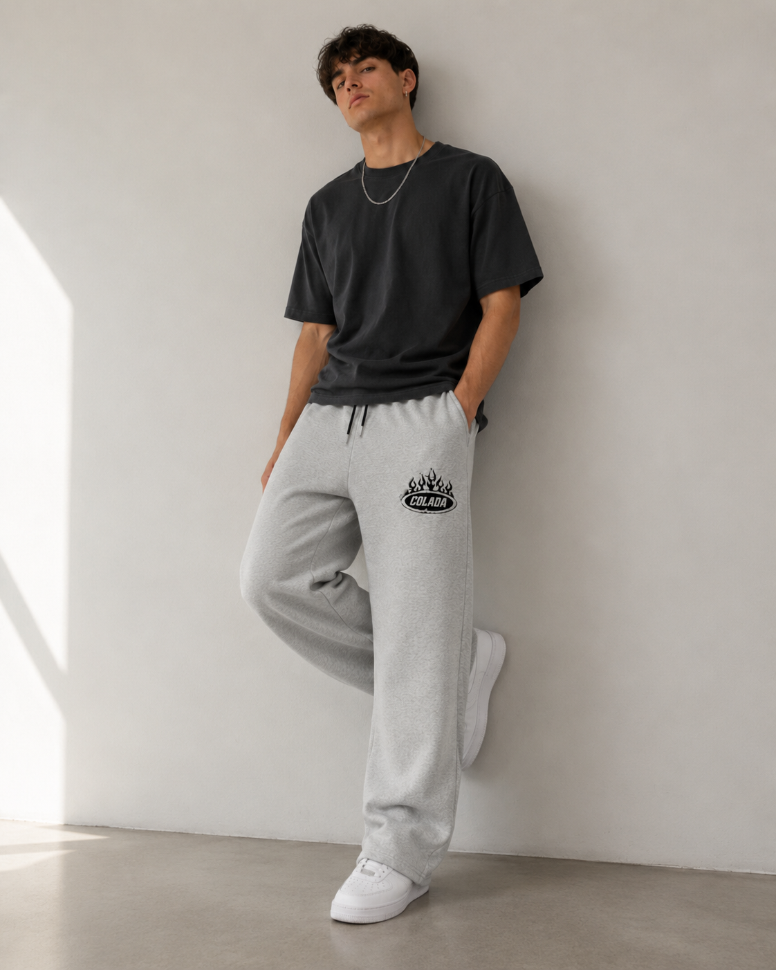 Grey Cotton Jogger