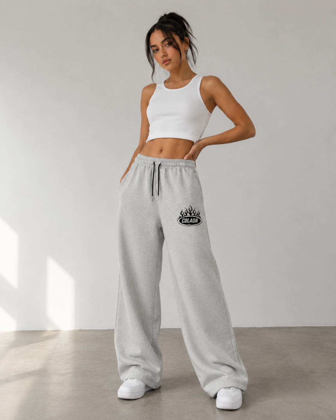 Grey Cotton Jogger