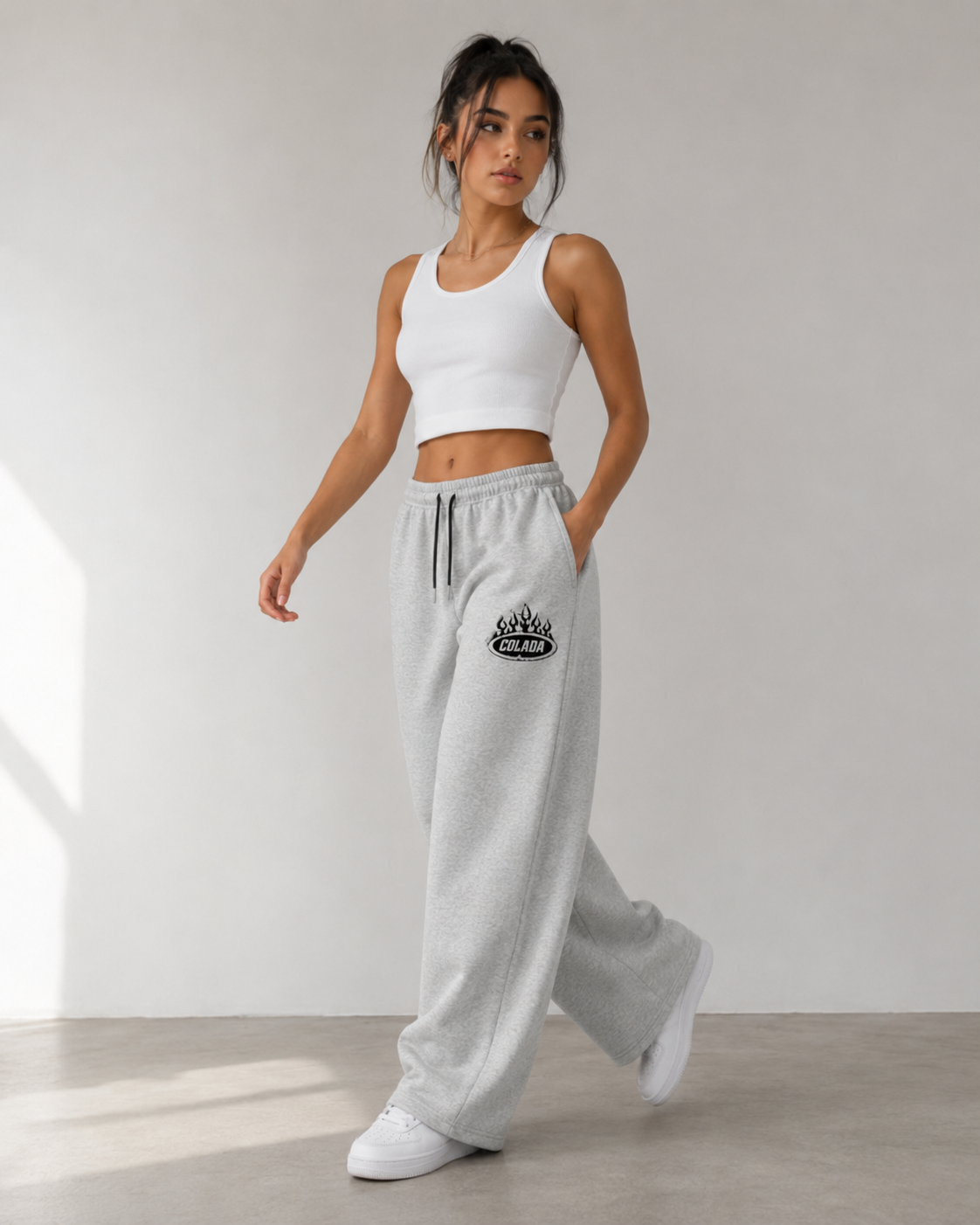 Grey Cotton Jogger