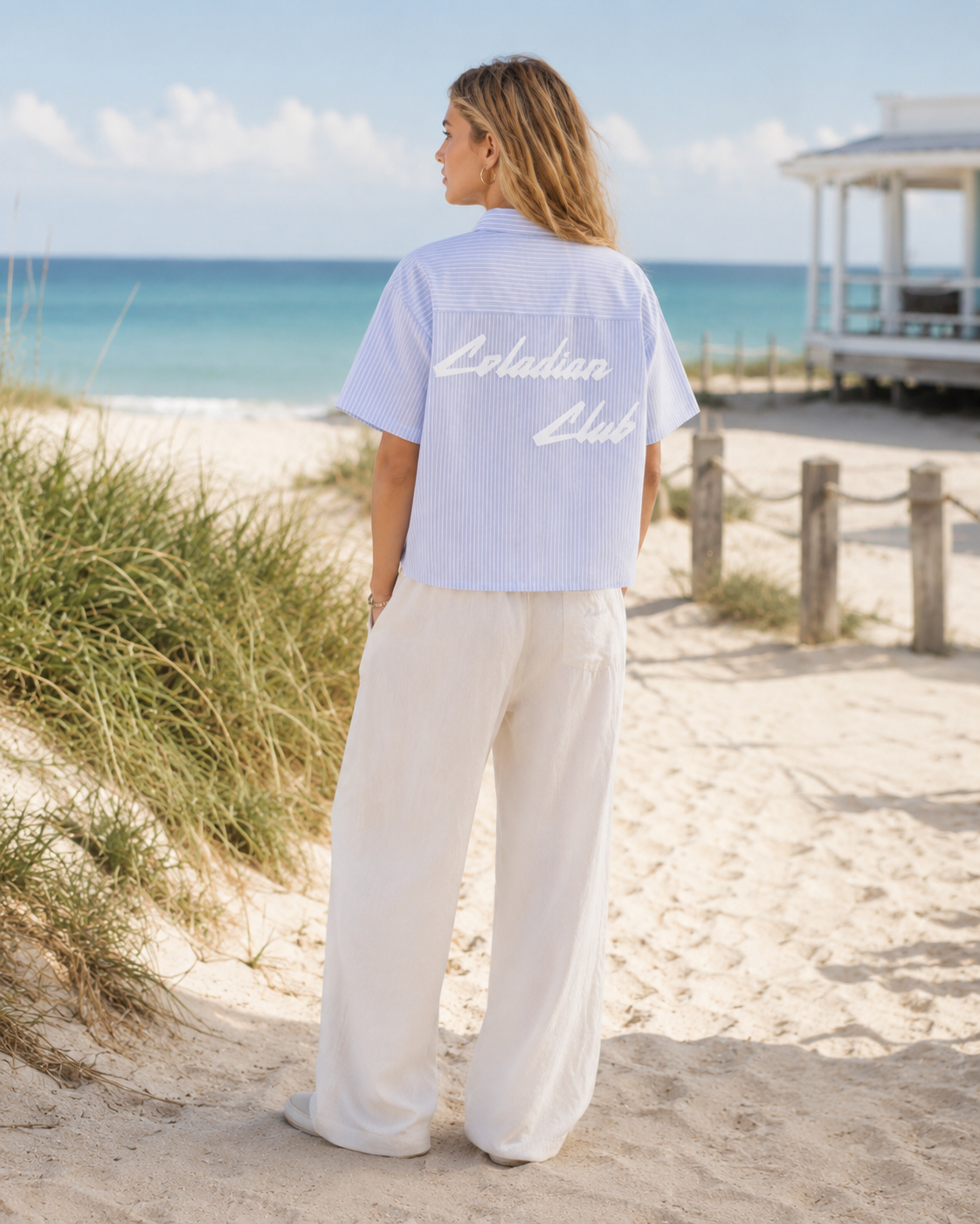 Coladian Club Blue Stip Shirt