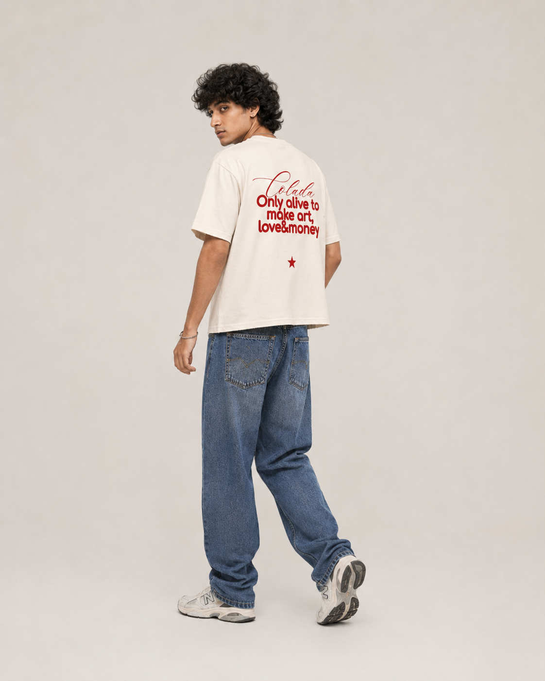 Only Alive — Off White Boxy Fit Tee
