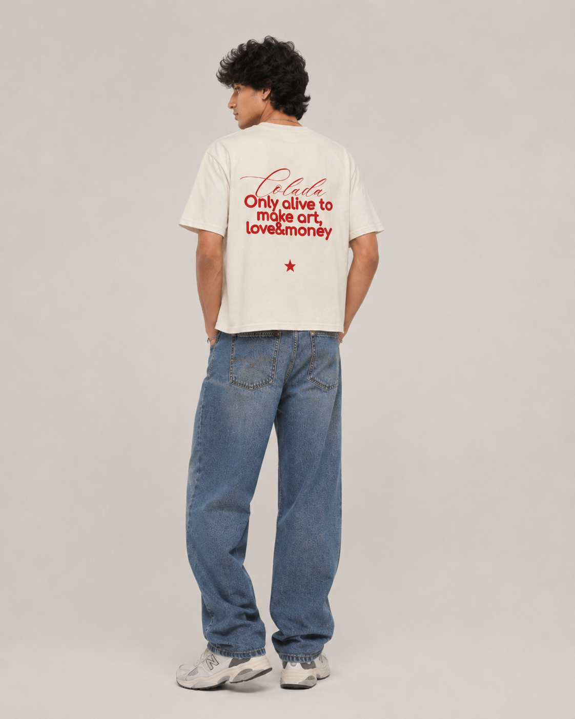 Only Alive — Off White Boxy Fit Tee