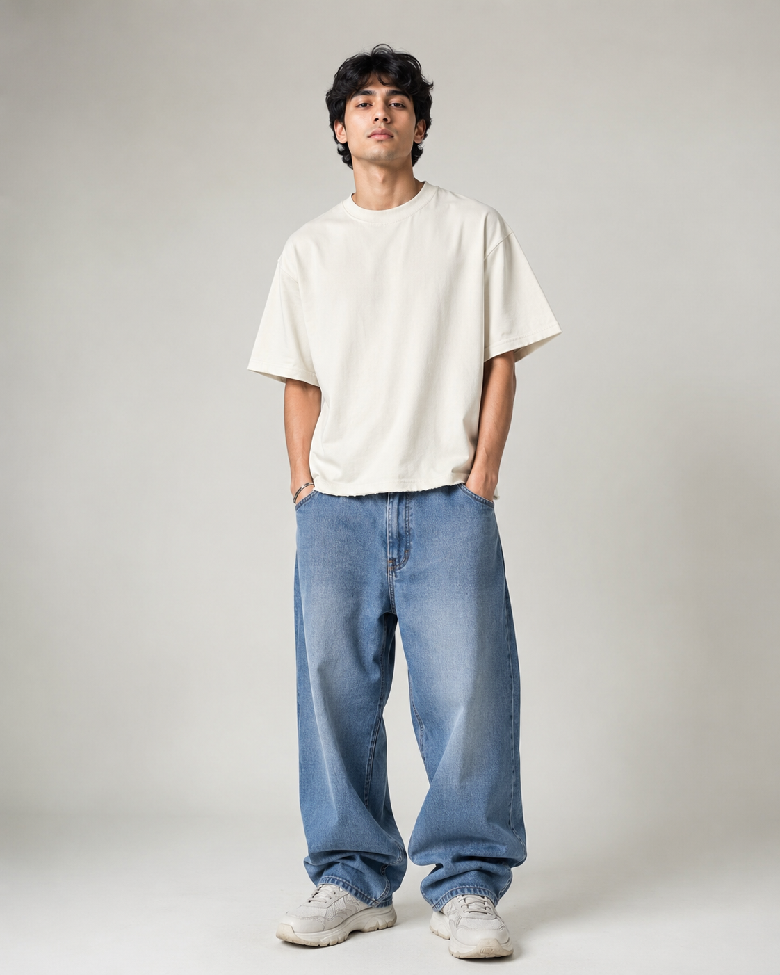 Only Alive — Off White Boxy Fit Tee
