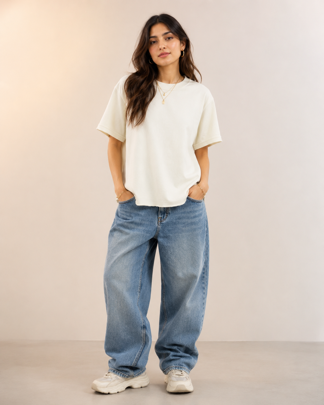 Only Alive — Off White Boxy Fit Tee