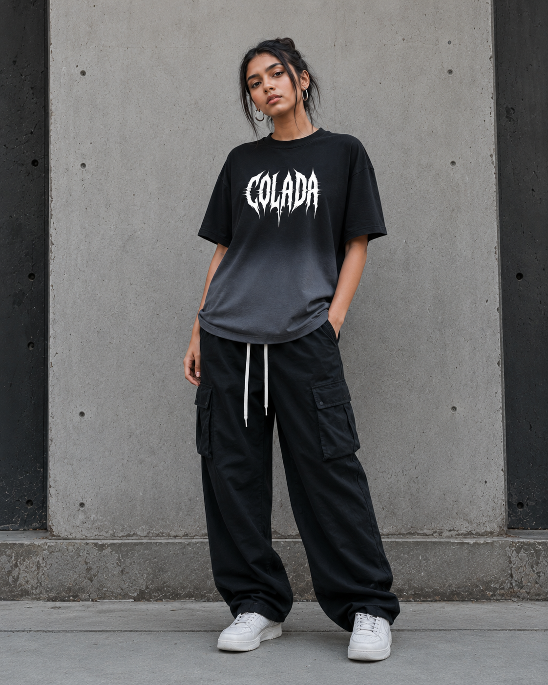 Dont Care — Ombre Boxy Tee