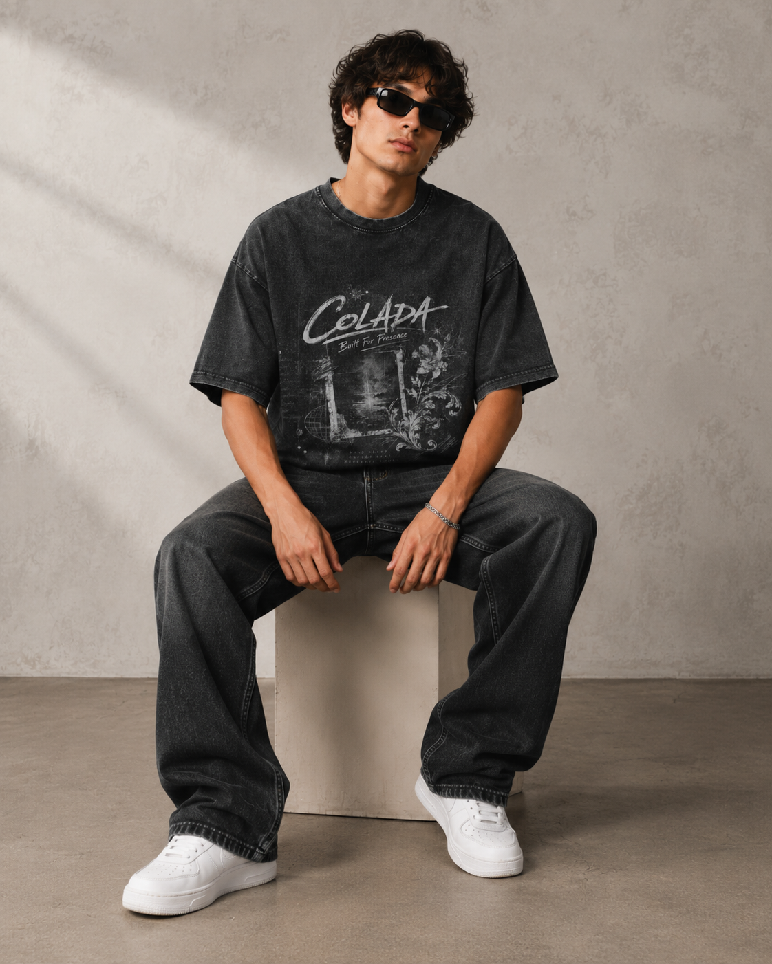 Colada Vintage Wash Oversized Tee
