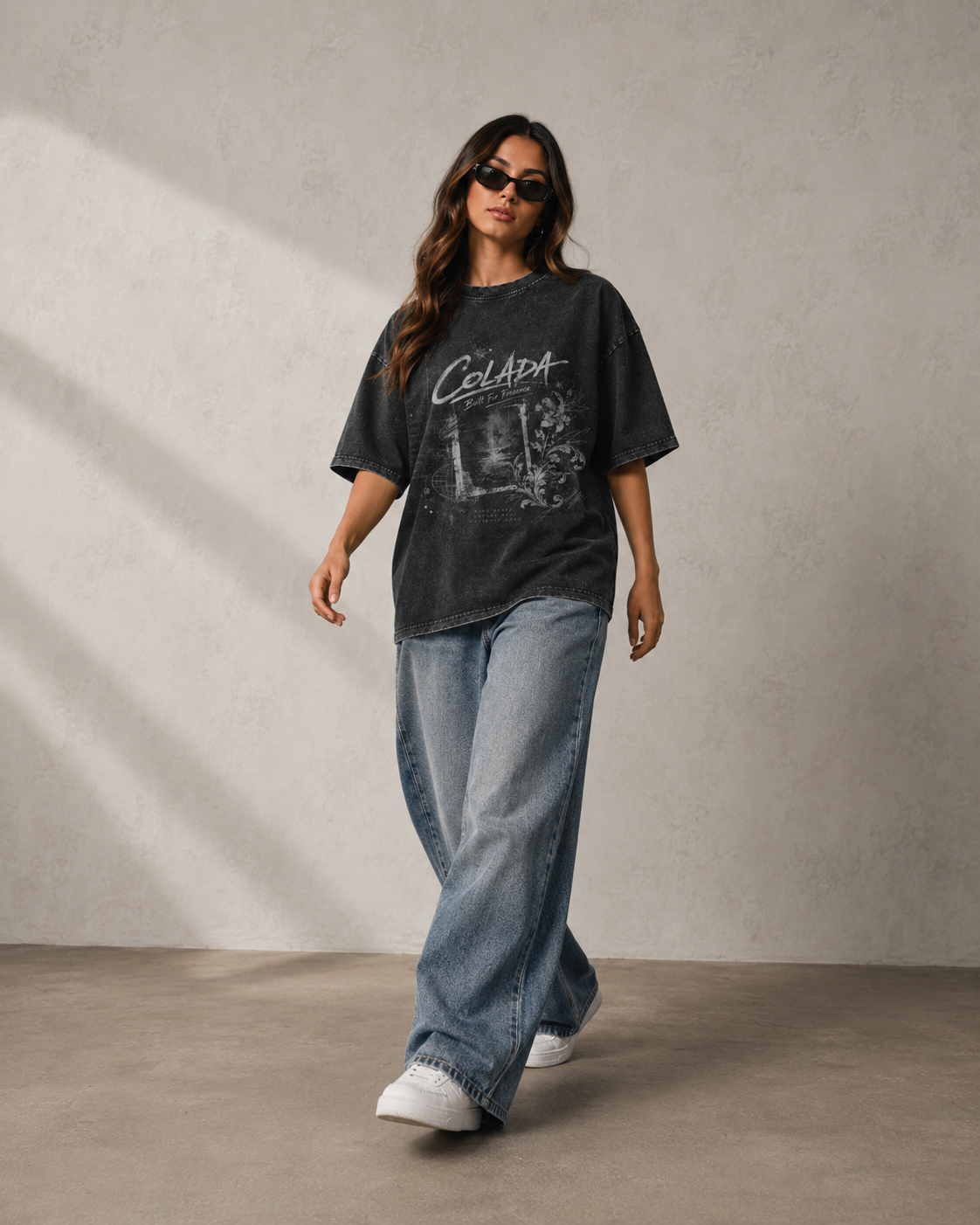 Colada Vintage Wash Oversized Tee