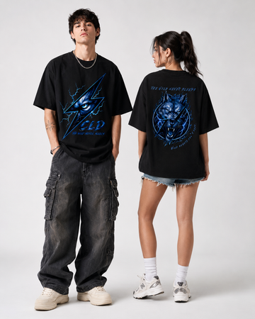 The Wild — Black Oversized Tee