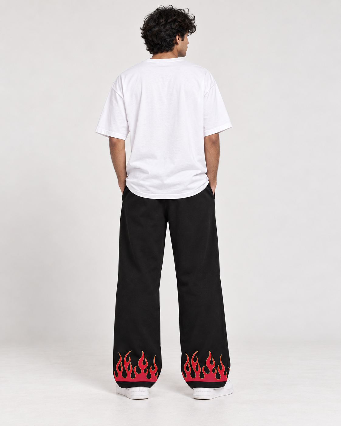 Fire Baggy Sweatpants