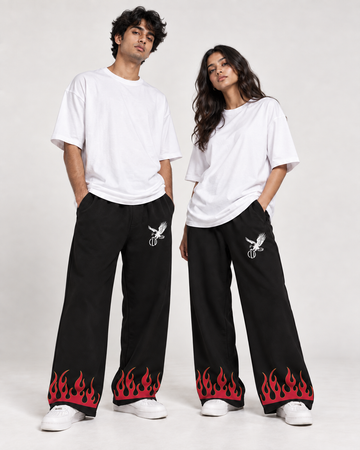Fire Baggy Sweatpants