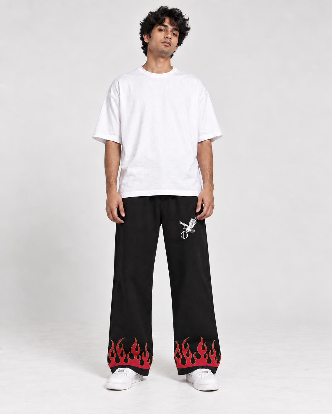 Fire Baggy Sweatpants