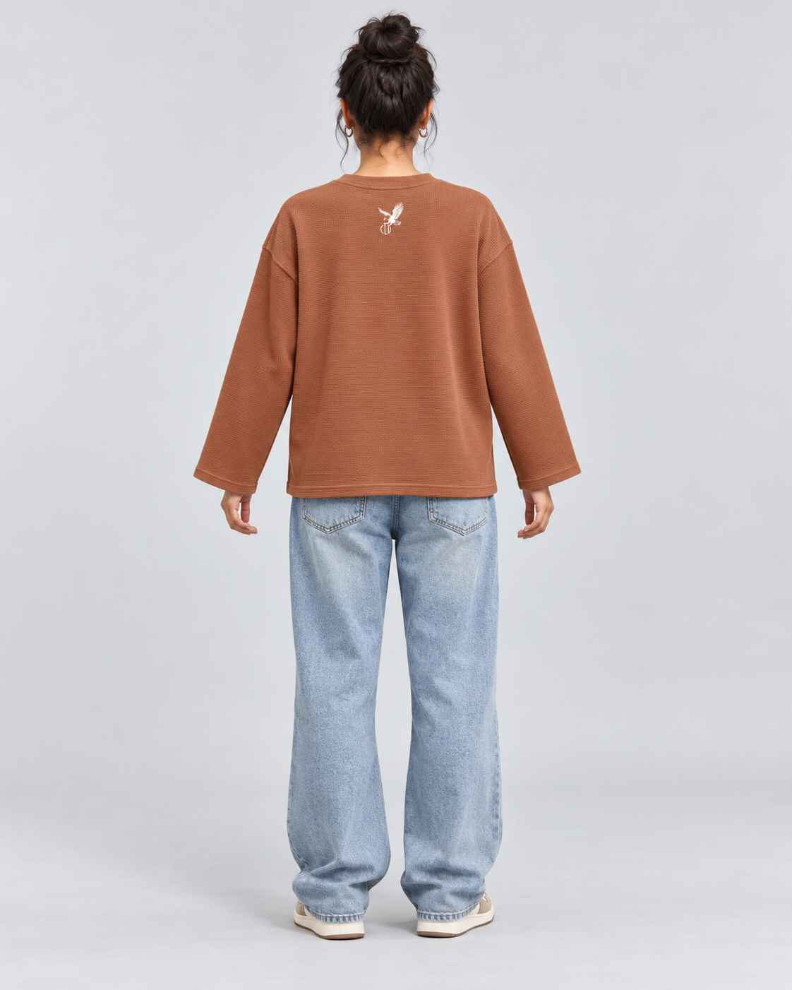 Eagle Brown Waffle Tee