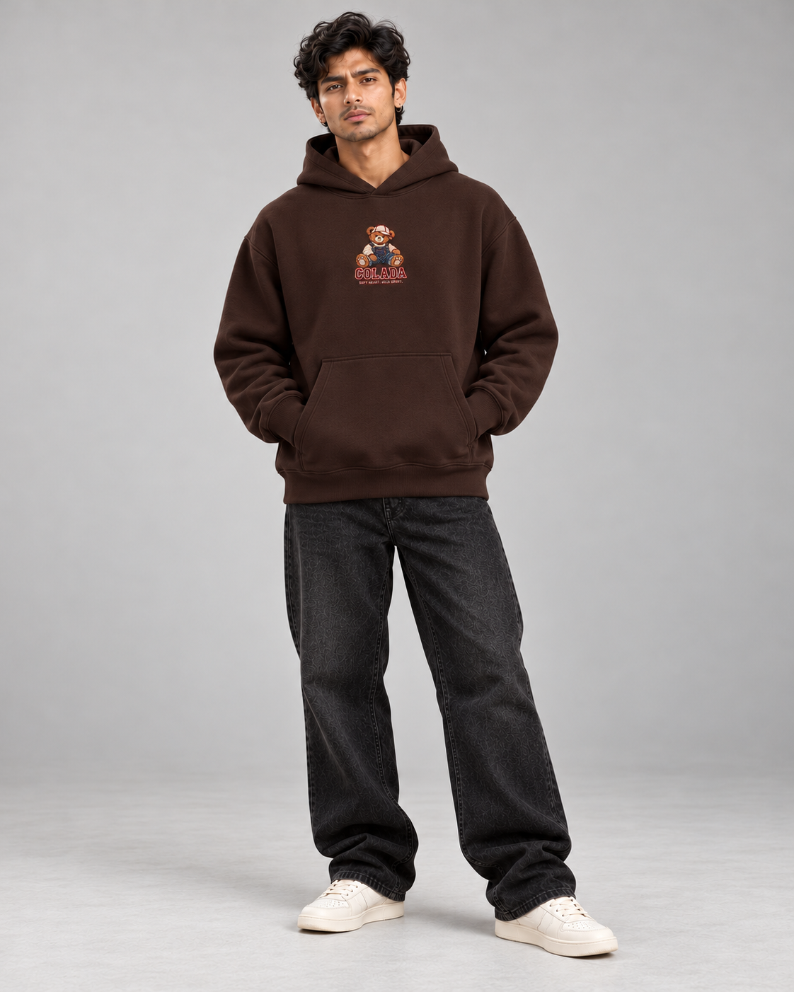 Chocolate Brown Teddy Hoodie