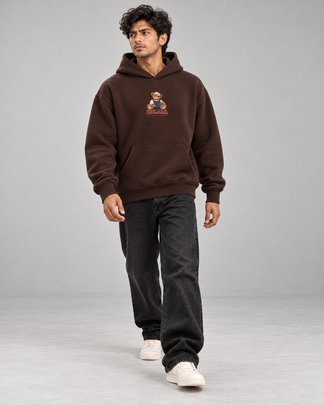 Chocolate Brown Teddy Hoodie