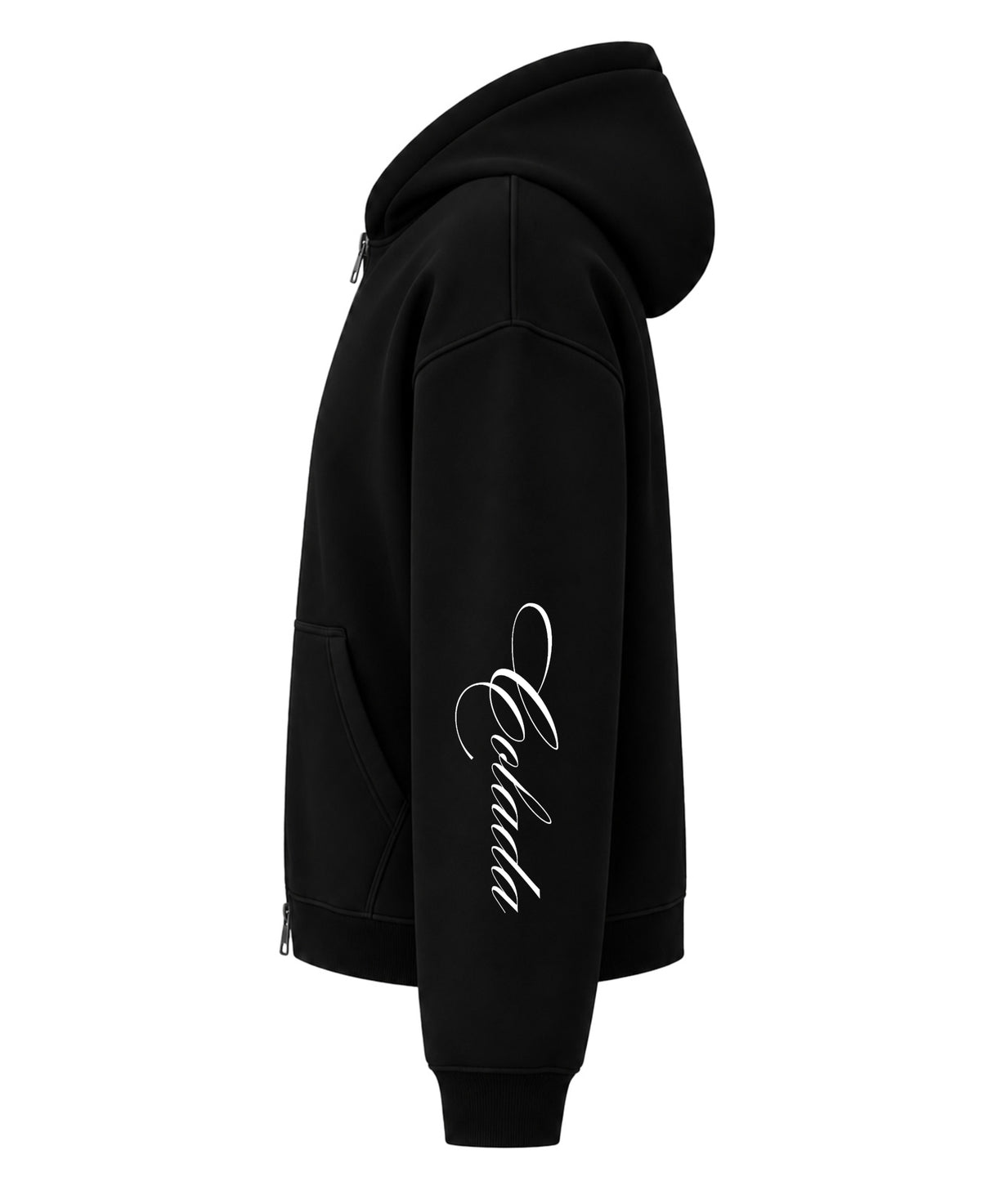 Delhi Zipper Boxy Hoodie