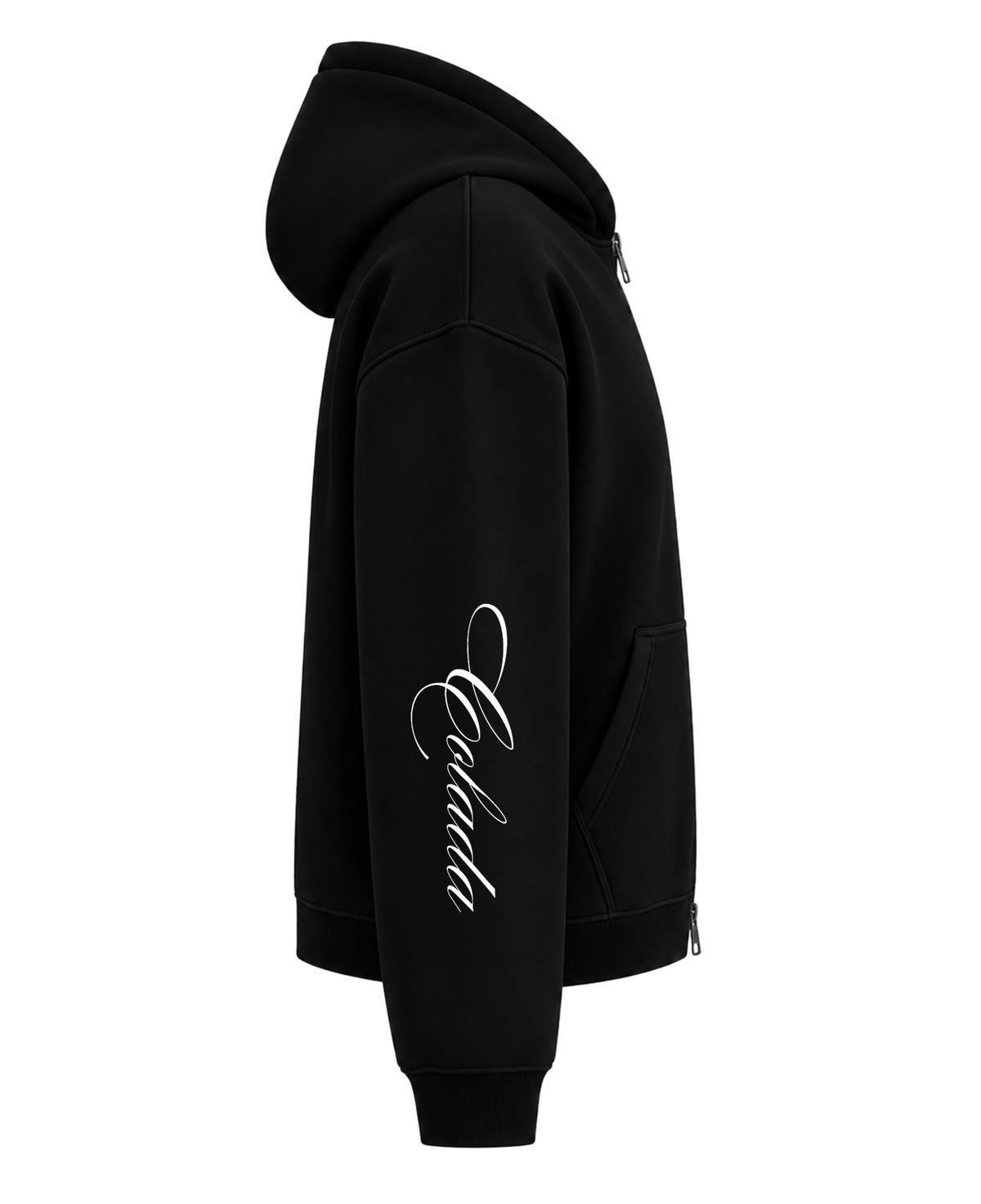 Delhi Zipper Boxy Hoodie