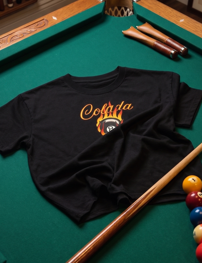 Billiards — Black Boxy Fit Tee
